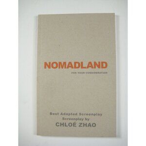 Nomadland Screenplay Chloé Zhao For Your Consideration Script Book
